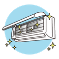 エアコンクリーニングのアイコン